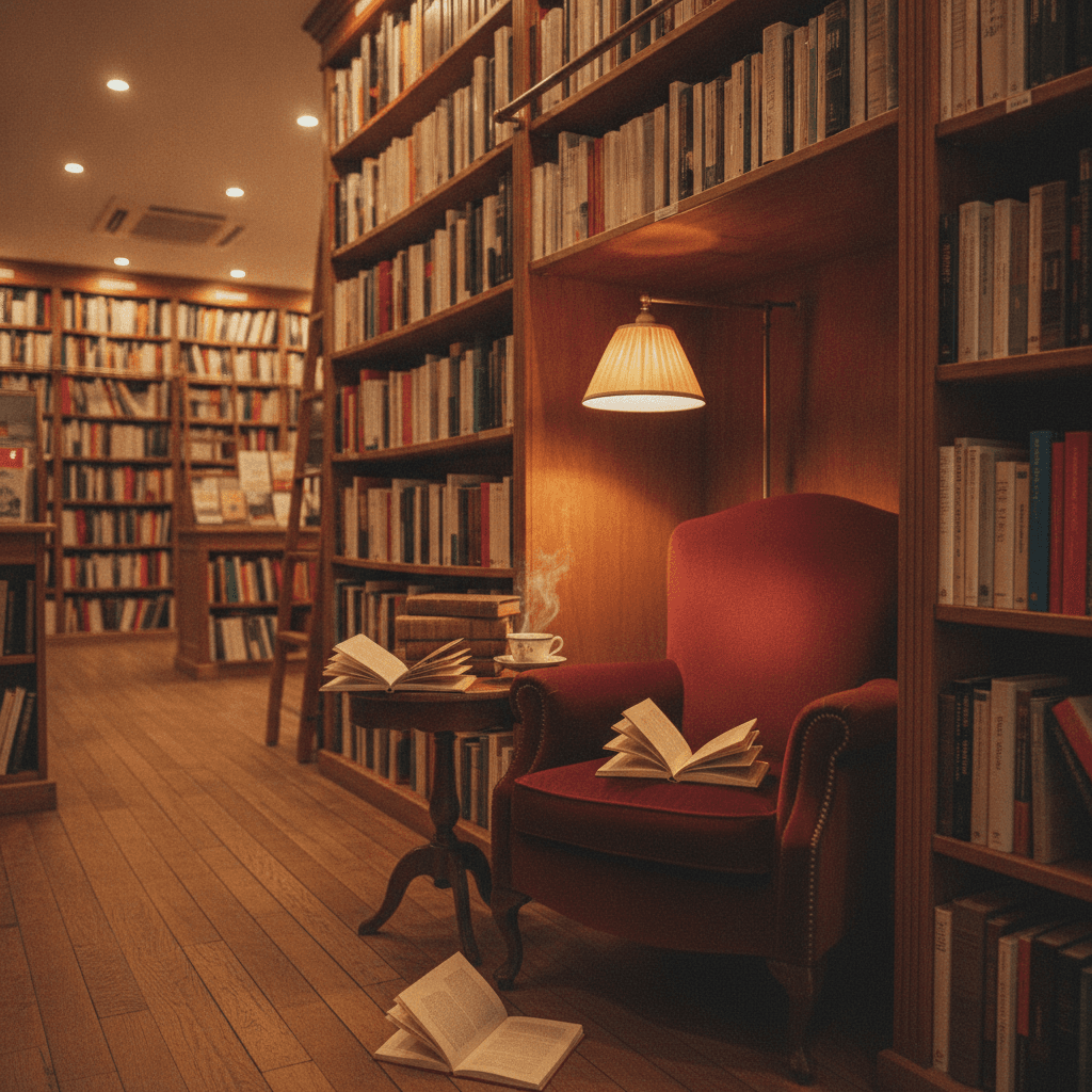 Intérieur chaleureux de la Librairie de Fonsorbes